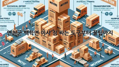 연천군 백학면 이사, 짐 싸는 도구부터 꿀팁까지! 📦✨